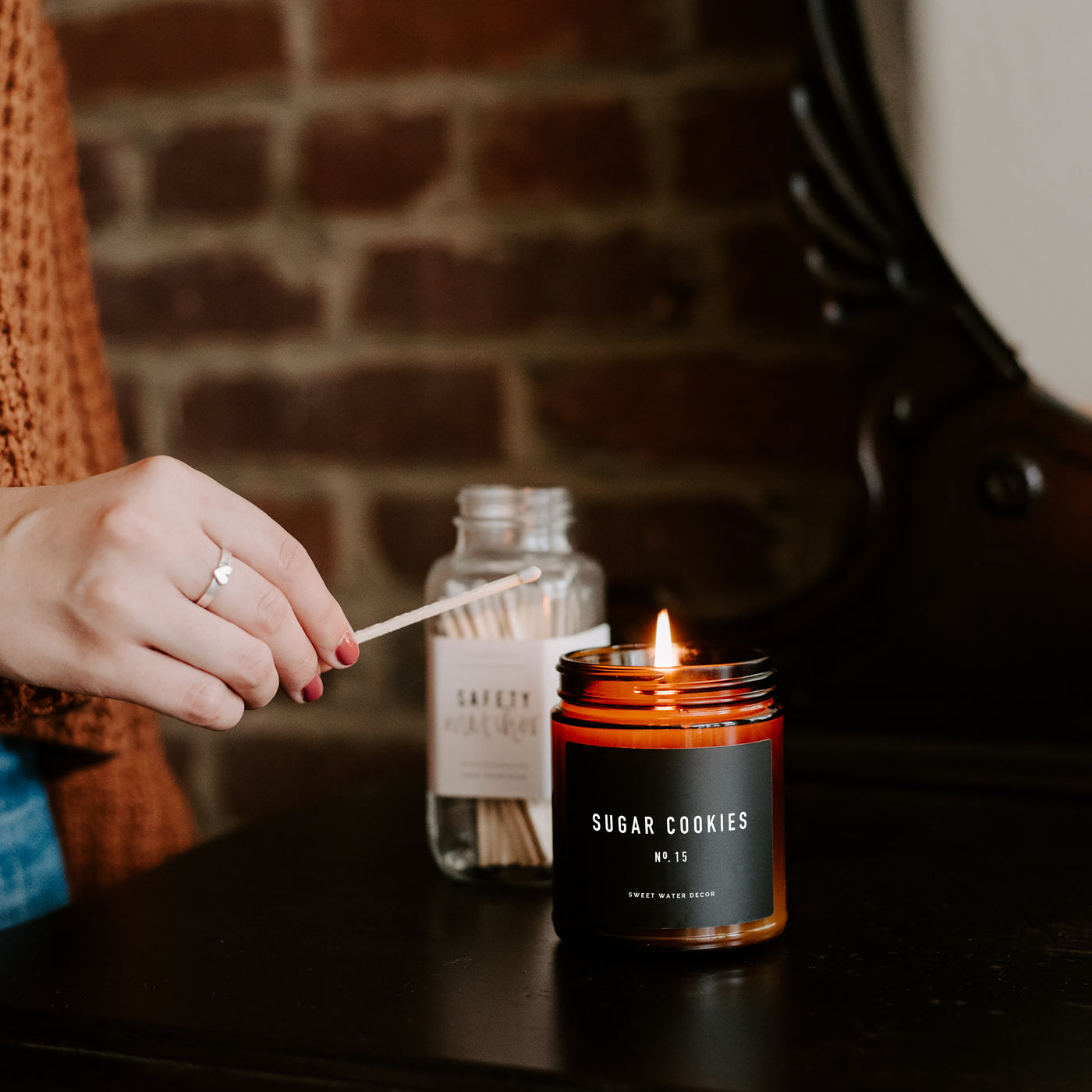 Sugar Cookies Soy Candle - Amber Jar - 9 oz